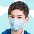 **Preorder** SAVEWO 3DMEOW Disposable Mask for Kids - Size L (Age 7 to 13) - Light Blue (30 Pcs)
